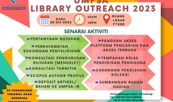 UMPSA Library Outreach 2023 at FTKEE